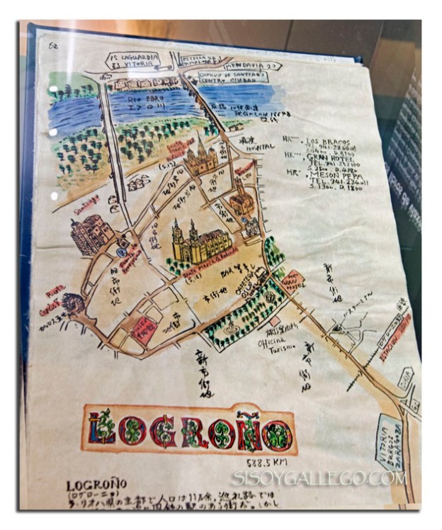 Precioso diario de un peregrino japonés entre 1983 y 1986.