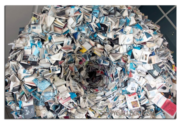 El remolino de la escultura Solidaridad