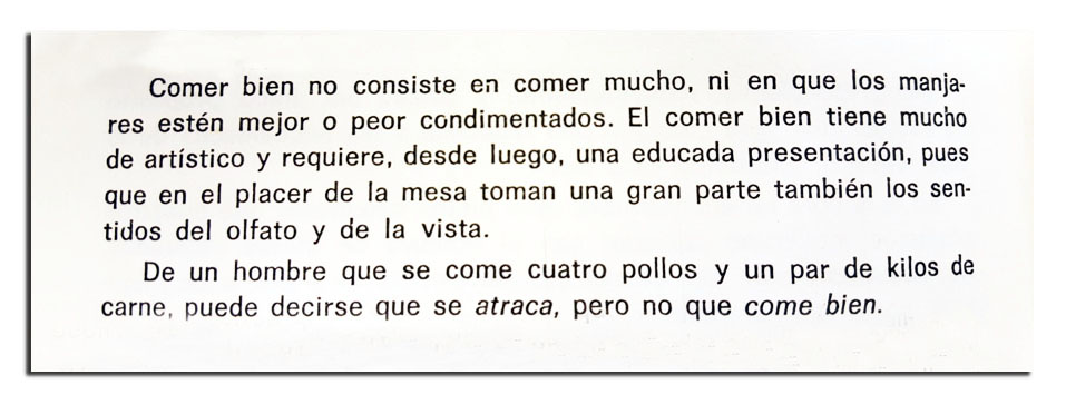 Picadillo.Comer bien