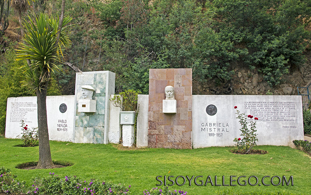 1.Pablo Neruda y Gabriela Mistral.