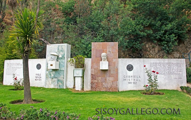 1.Pablo Neruda y Gabriela Mistral.